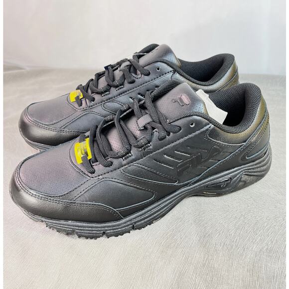 Women's Work Shoes FILA Memory Ultra Slip Resistant US 10 Wide Black New in Box - Picture 3 of 7